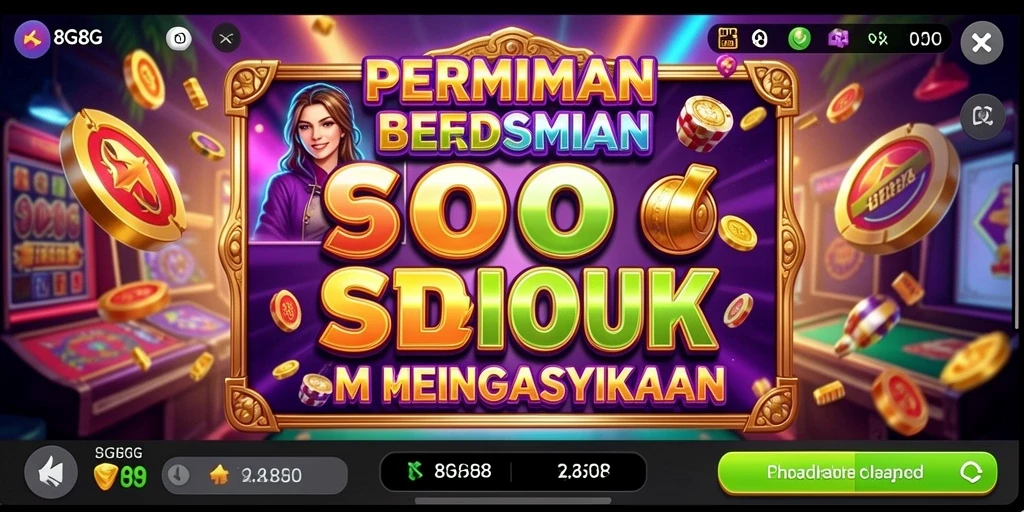 Tampilan gameplay Slot yang seru dalam 8G8G.