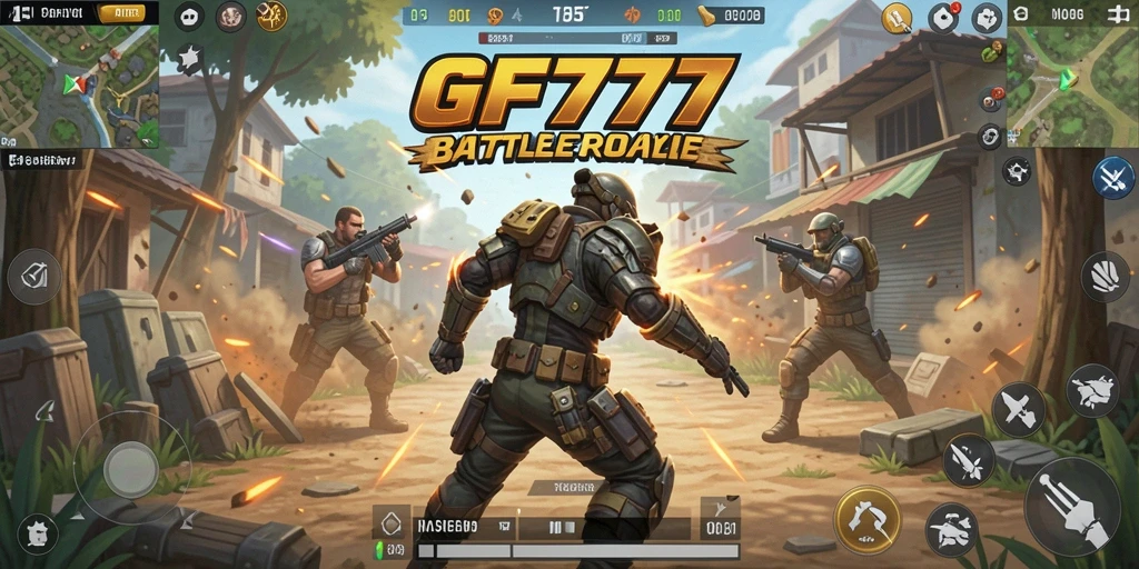 Tampilan gameplay GF777 yang mendebarkan saat bertarung di medan perang.