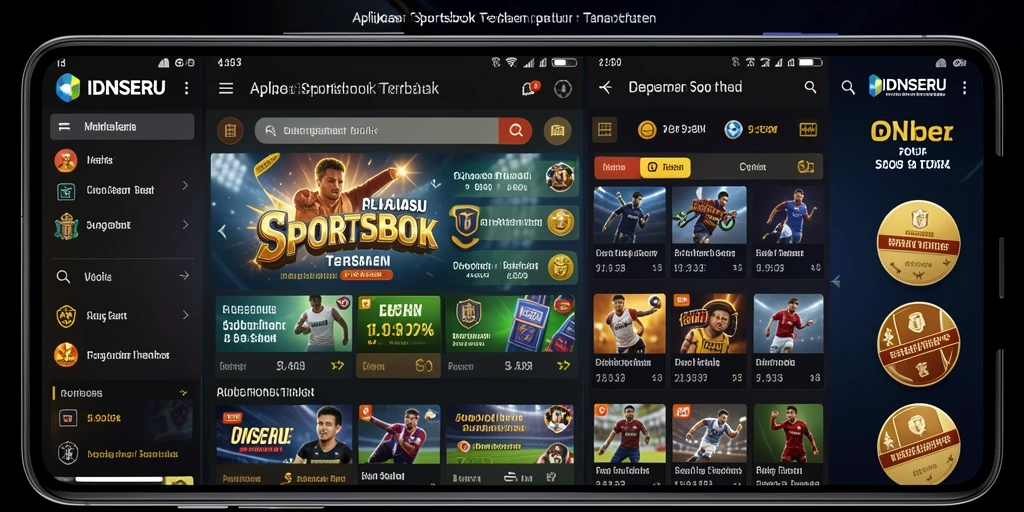 Tampilan gameplay Sportsbook IDNSERU yang menarik di perangkat mobile.