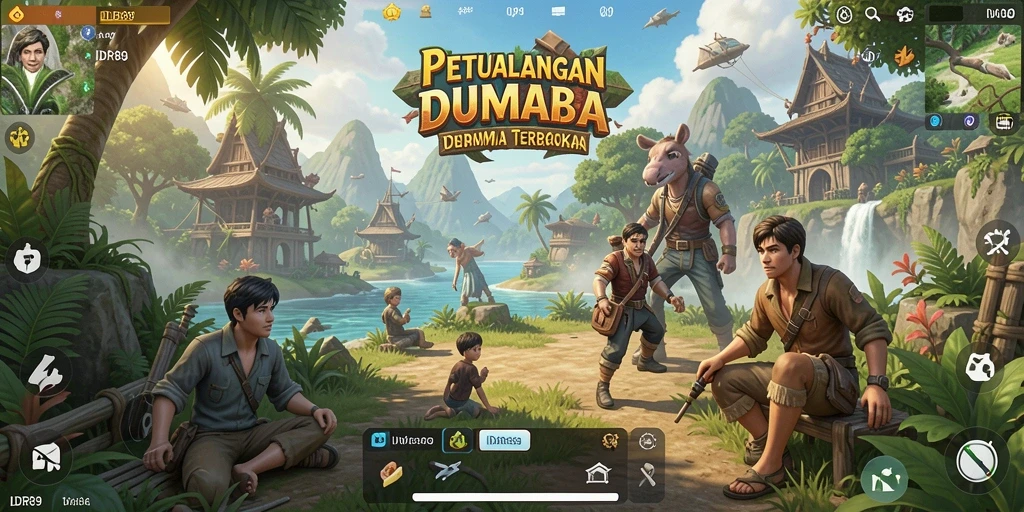 Tampilan gameplay memukau dengan petualangan di dunia terbuka.