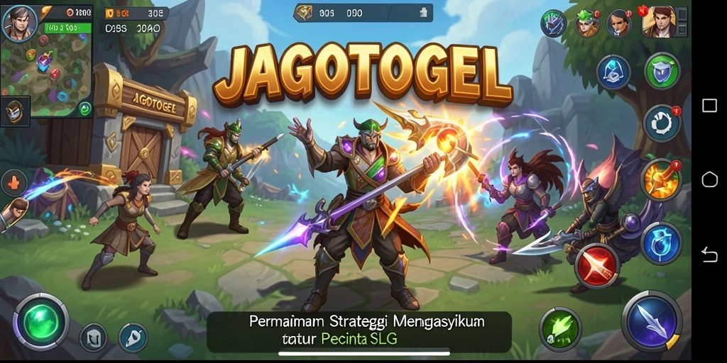 Tampilan menarik gameplay SLG JAGOTOGEL dengan banyak aksi.