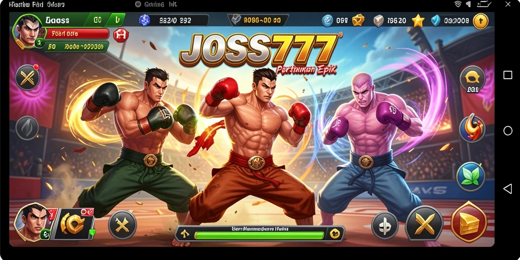 Gameplay Fighting seru dan menegangkan di JOSS777.