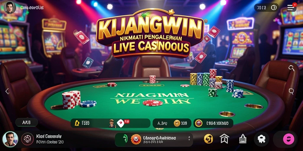 Tampilan gameplay KIJANGWIN yang menarik dan interaktif dalam Live Casino.