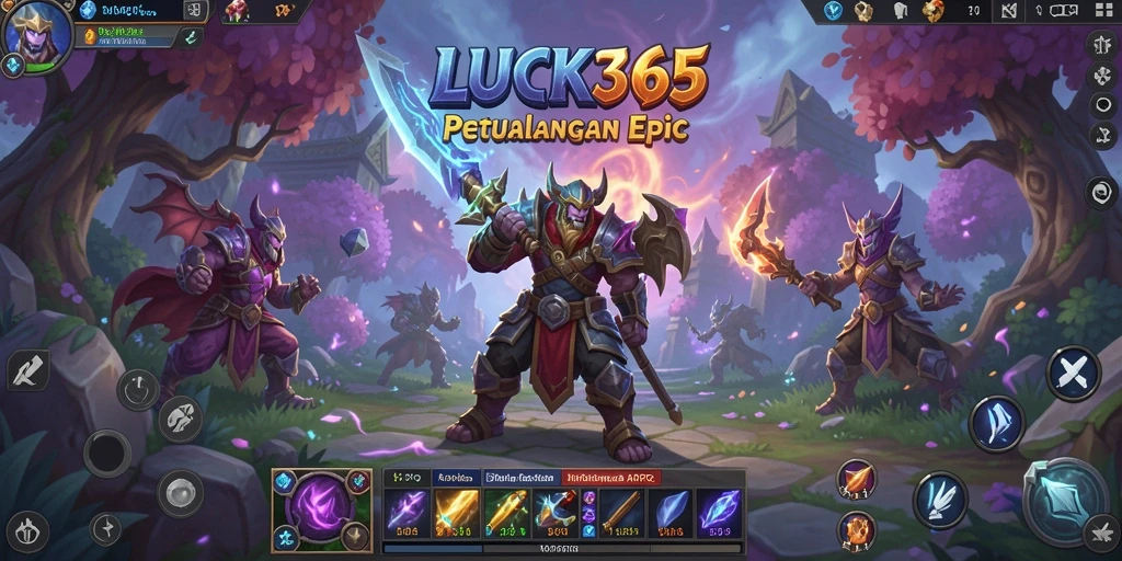 Tangkapan layar gameplay LUCK365 menampilkan aksi seru dalam dunia ARPG.