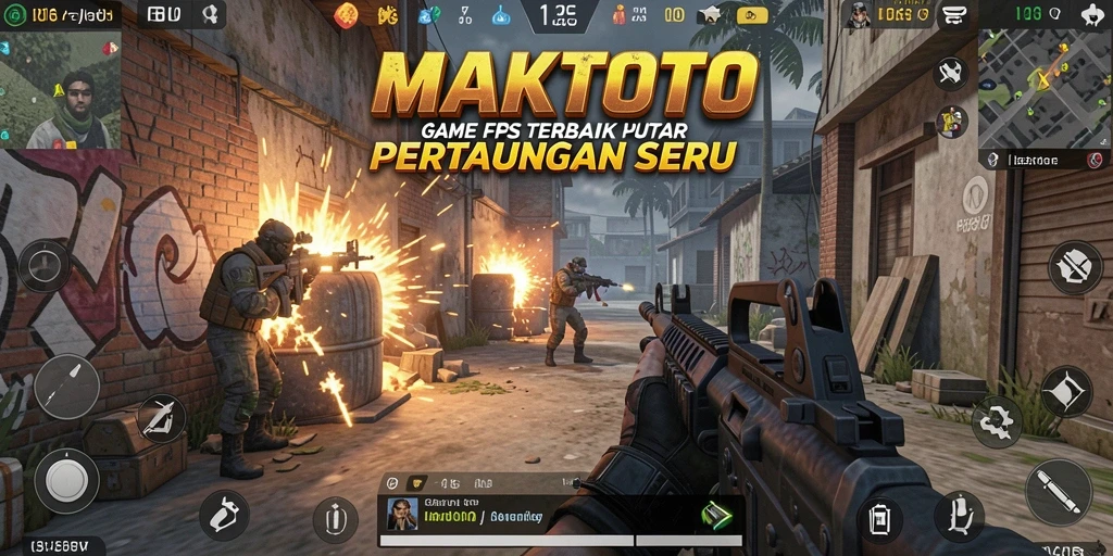 Screenshot aksi menegangkan gameplay MAKTOTO dengan grafis memukau.