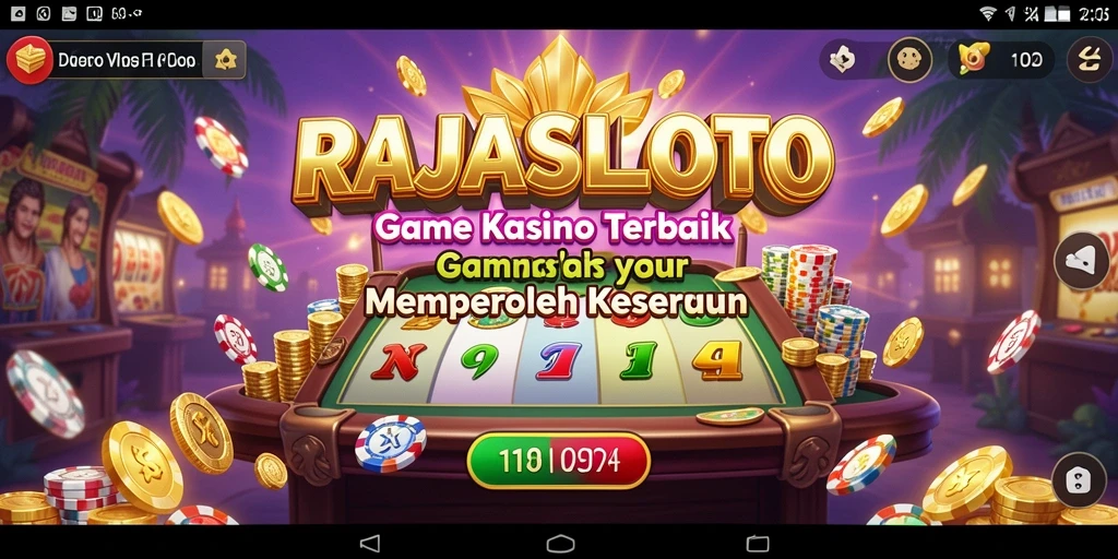 Tampilan menarik dari gameplay RAJASLOTO yang menghibur.