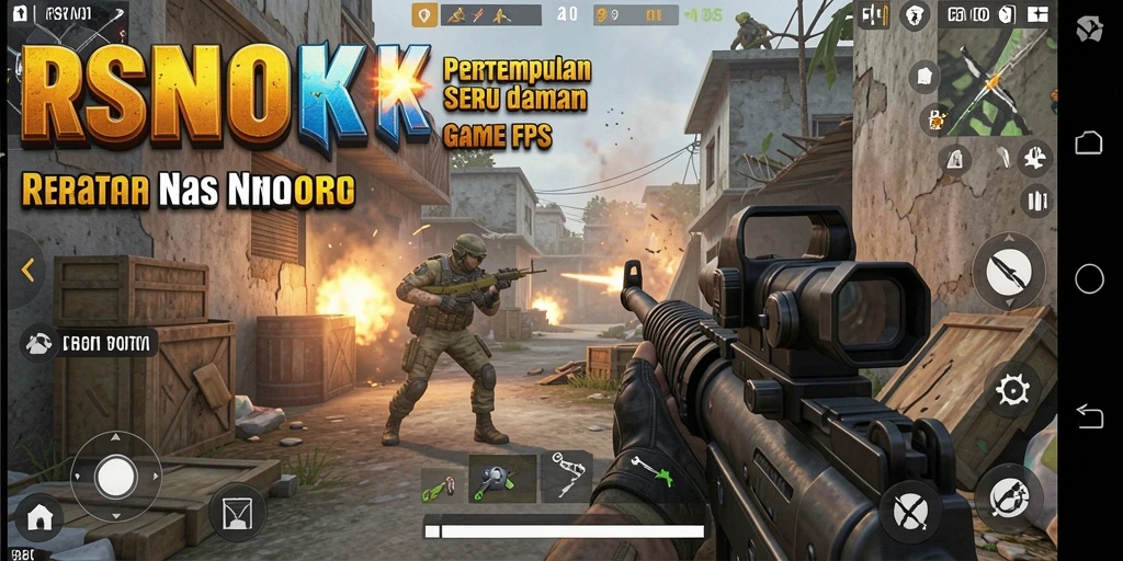 Gameplay seru dalam RSNOK dengan grafis memukau.