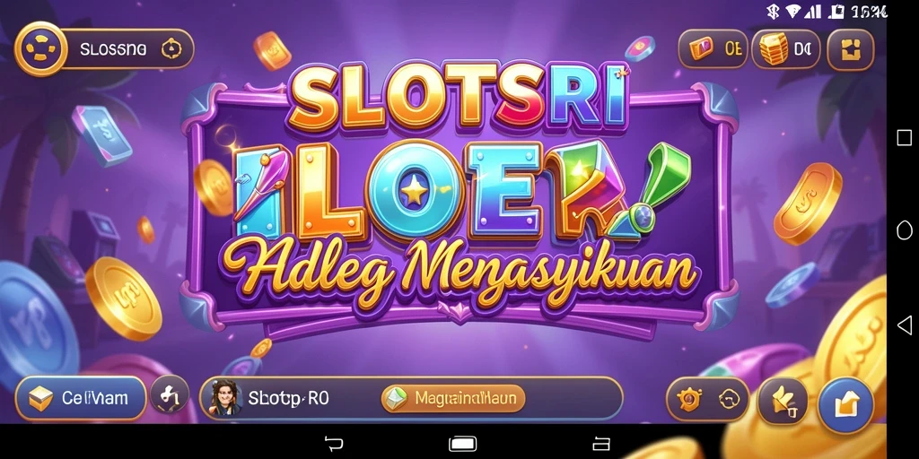 Tampilan gameplay SLOTSRI yang seru dan penuh warna.