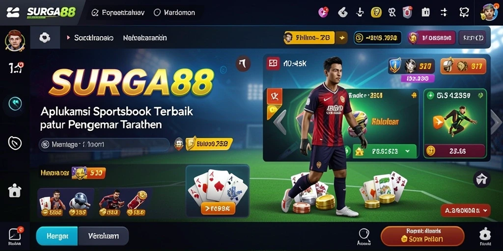 Tampilan antarmuka dan gameplay menarik dari SURGA88.