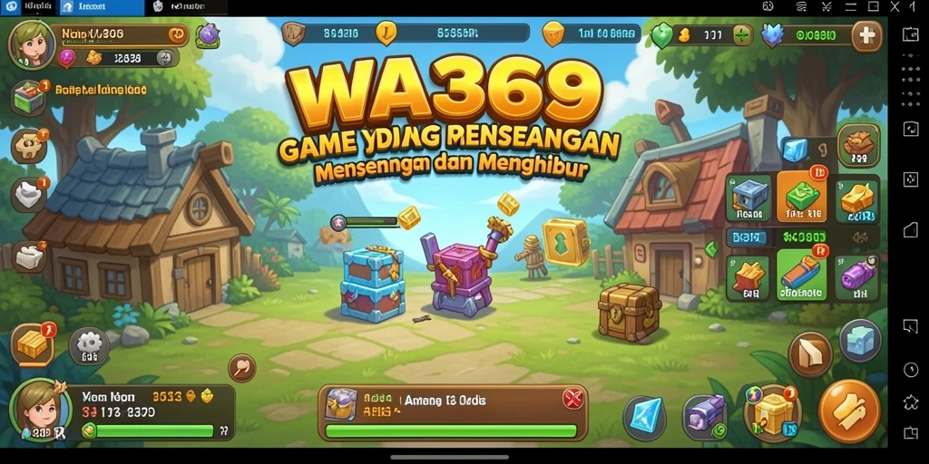 Tampilan gameplay WA369 yang menarik dalam genre Idle.